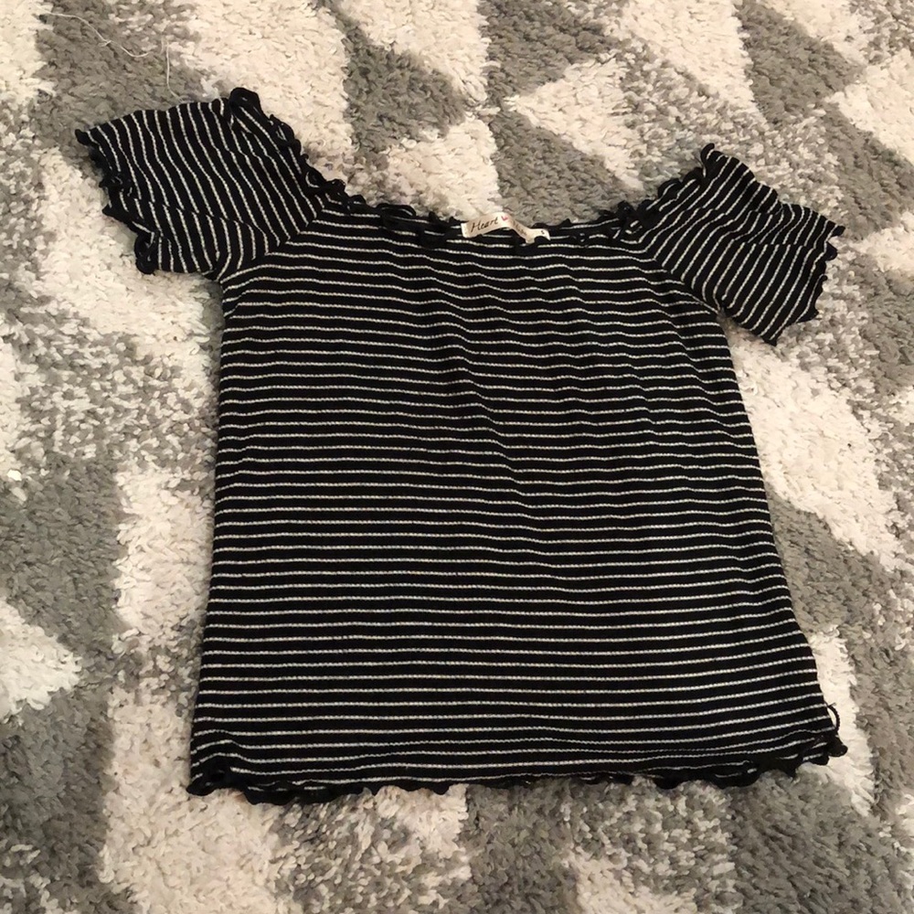 Off the shoulder crop top